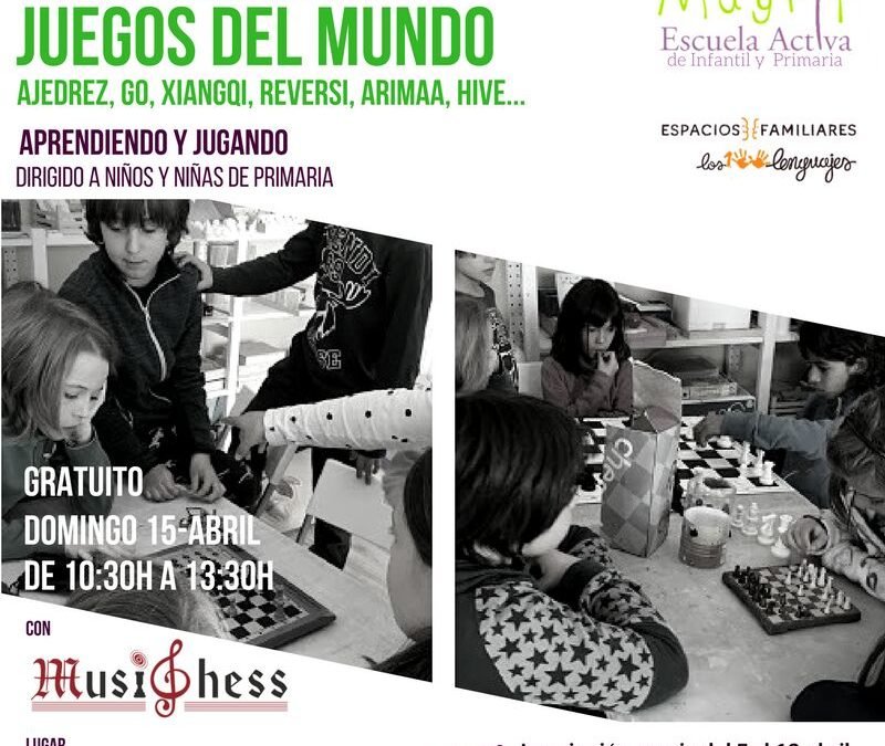 Taller gratuito “Juegos del Mundo”, organizado por Mayrit en la sede de Los 100 Lenguajes