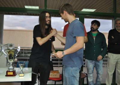 M. Dominguez. English Draughts winner