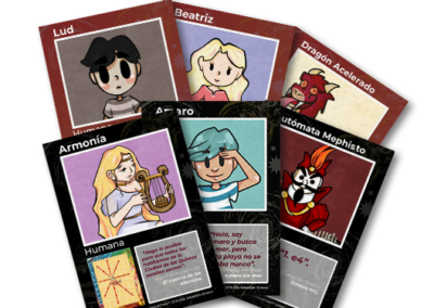 Cartas Las Ligas de la Ñ Galaxia MusiChess
