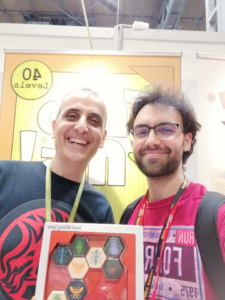 Francesco Salerno and John Yianni (hive designer)