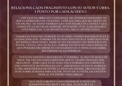 Bécquer vs. Irving Preguntas 1