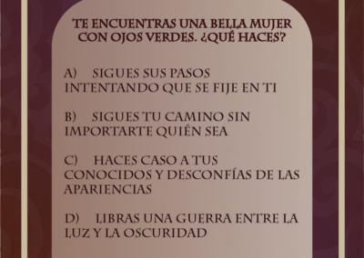 Mujer de ojos verdes