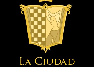 La Ciudad de las Damas (logo negro en vertical)