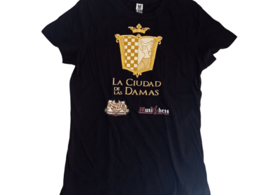 Camiseta Premios LCDLD 2023 (La Ciudad de las Damas-Las Ligas de la Ñ-MusiChess)